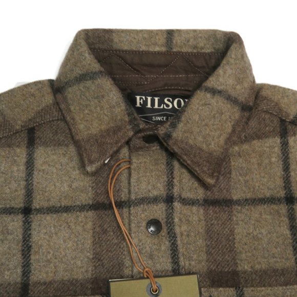 Filson Mackinaw Wool Jac Shirt Snap Button Men S - Picture 11 of 14